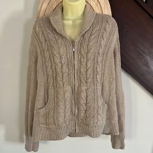 Zip up cardigan